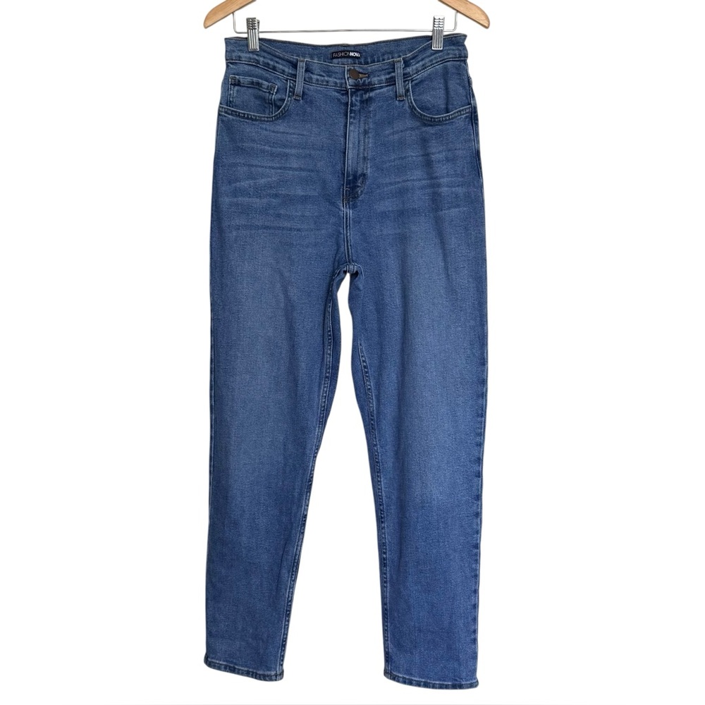 Fashion Nova High Rise I Got It From My Mama Jeans Size 30